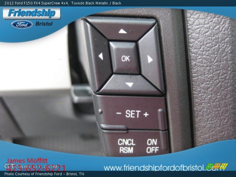 Tuxedo Black Metallic / Black 2012 Ford F150 FX4 SuperCrew 4x4