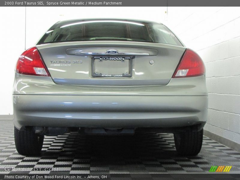 Spruce Green Metallic / Medium Parchment 2003 Ford Taurus SES