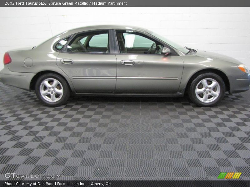 Spruce Green Metallic / Medium Parchment 2003 Ford Taurus SES