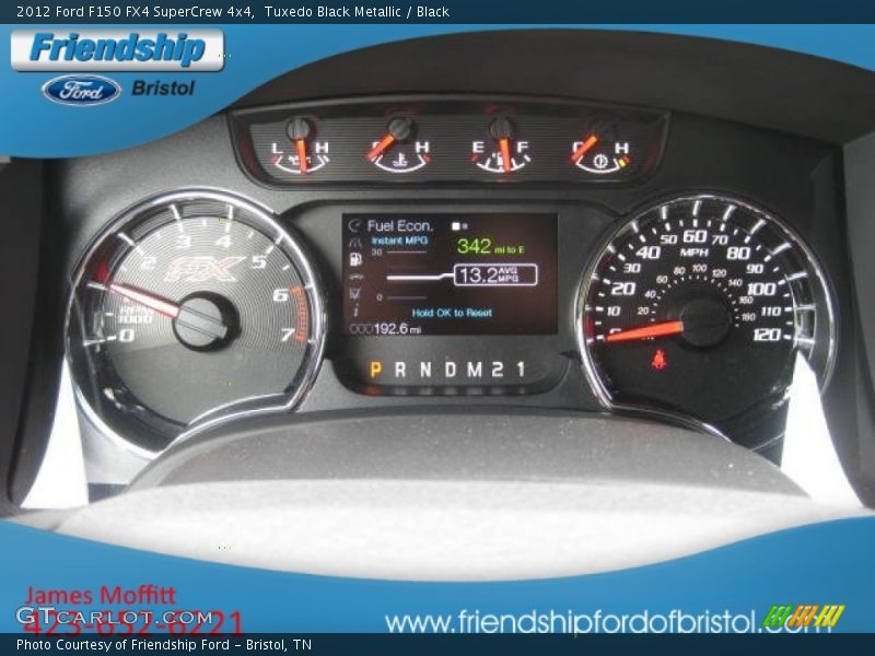 Tuxedo Black Metallic / Black 2012 Ford F150 FX4 SuperCrew 4x4