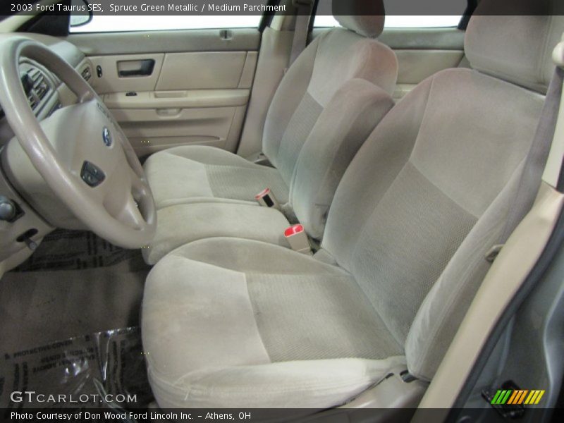 Spruce Green Metallic / Medium Parchment 2003 Ford Taurus SES