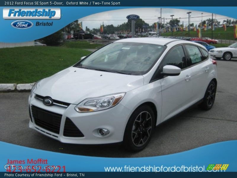 Oxford White / Two-Tone Sport 2012 Ford Focus SE Sport 5-Door
