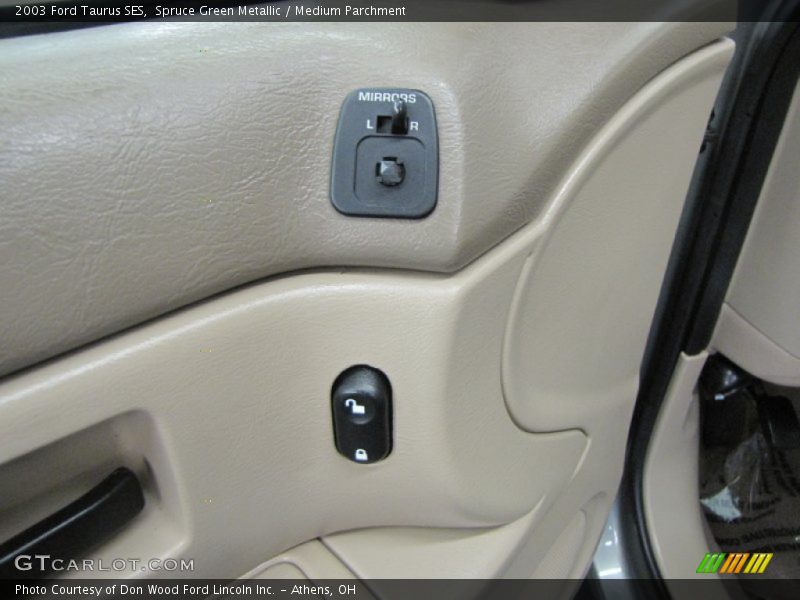 Spruce Green Metallic / Medium Parchment 2003 Ford Taurus SES