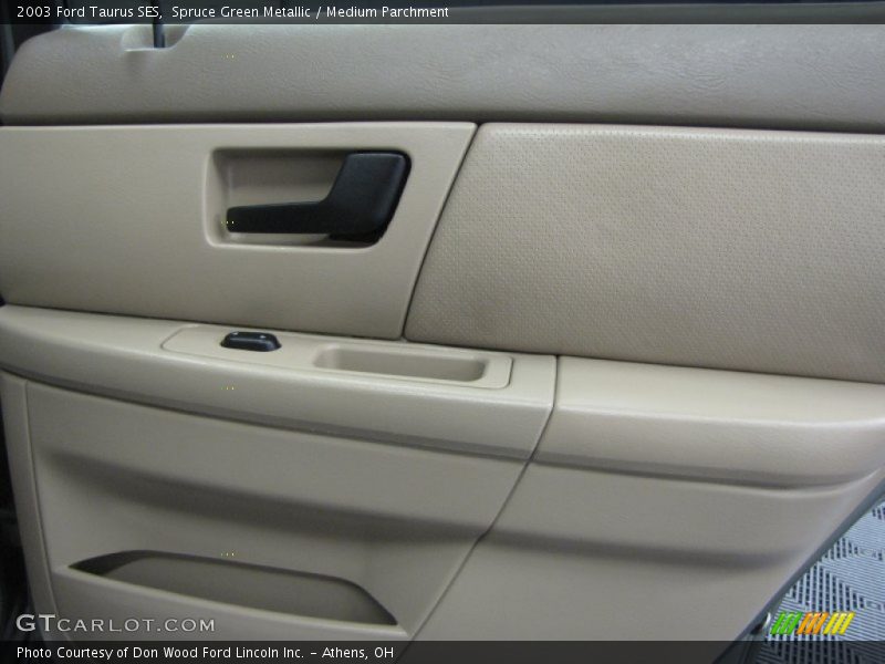 Spruce Green Metallic / Medium Parchment 2003 Ford Taurus SES