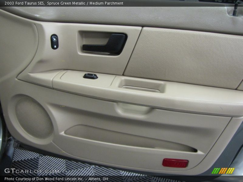 Spruce Green Metallic / Medium Parchment 2003 Ford Taurus SES