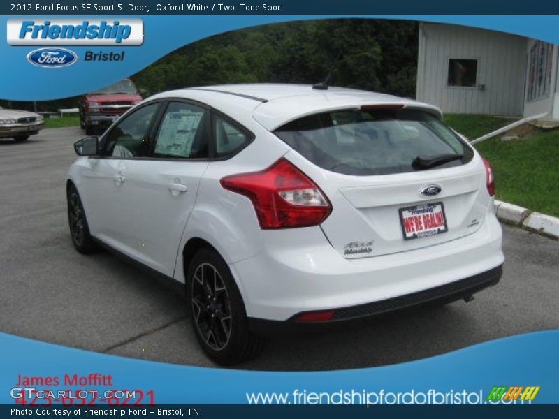 Oxford White / Two-Tone Sport 2012 Ford Focus SE Sport 5-Door
