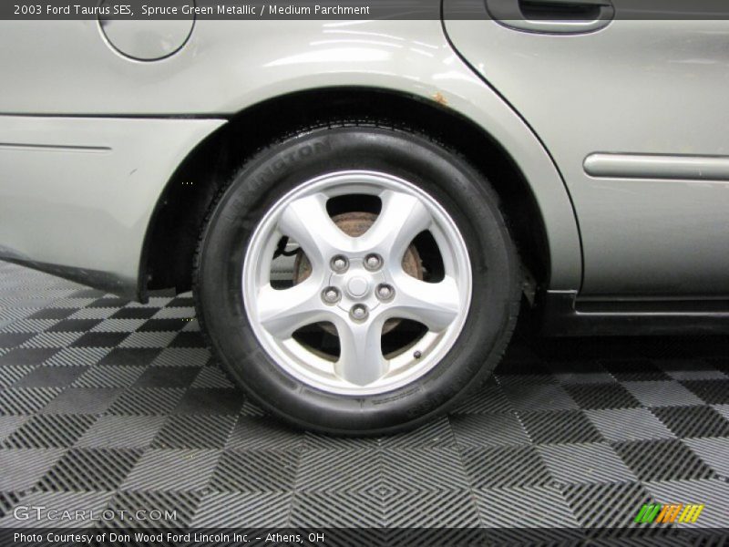 Spruce Green Metallic / Medium Parchment 2003 Ford Taurus SES