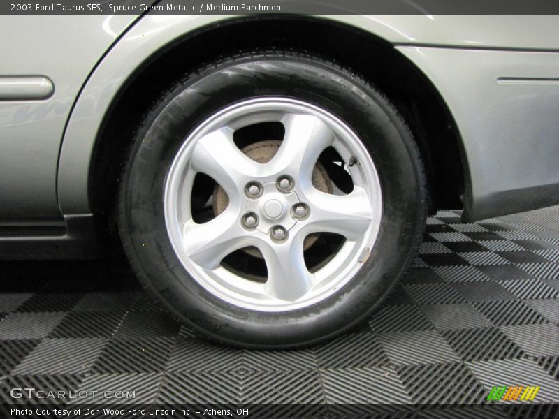 Spruce Green Metallic / Medium Parchment 2003 Ford Taurus SES