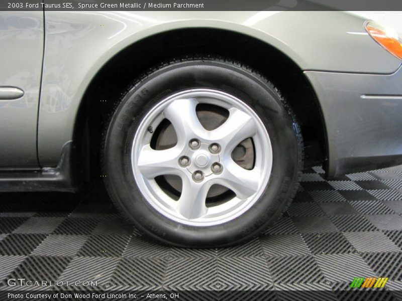 Spruce Green Metallic / Medium Parchment 2003 Ford Taurus SES