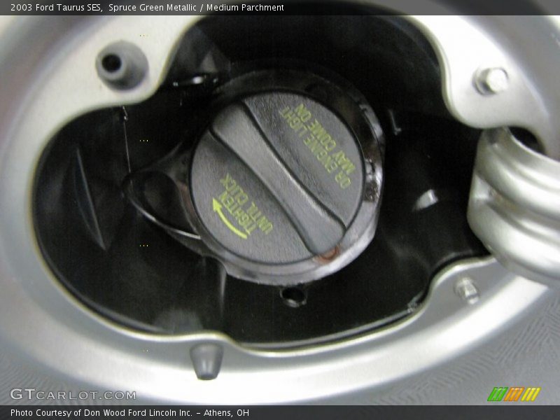 Spruce Green Metallic / Medium Parchment 2003 Ford Taurus SES