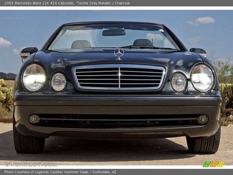 Tectite Grey Metallic / Charcoal 2003 Mercedes-Benz CLK 430 Cabriolet