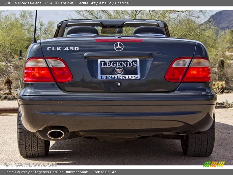 Tectite Grey Metallic / Charcoal 2003 Mercedes-Benz CLK 430 Cabriolet