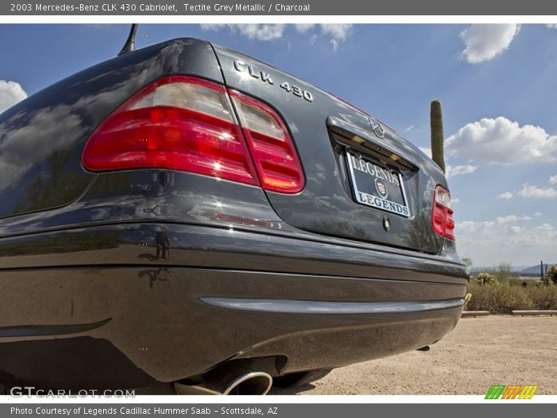 Tectite Grey Metallic / Charcoal 2003 Mercedes-Benz CLK 430 Cabriolet