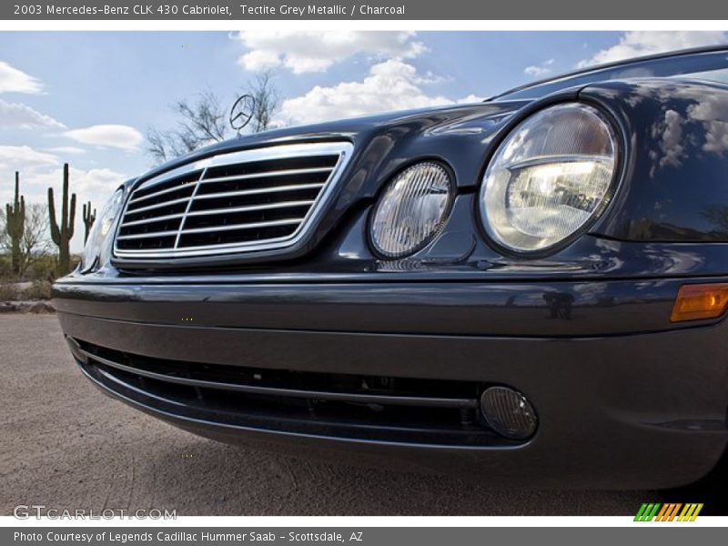 Tectite Grey Metallic / Charcoal 2003 Mercedes-Benz CLK 430 Cabriolet