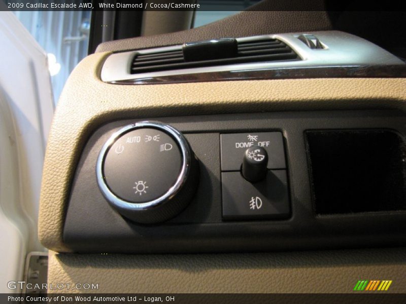 White Diamond / Cocoa/Cashmere 2009 Cadillac Escalade AWD