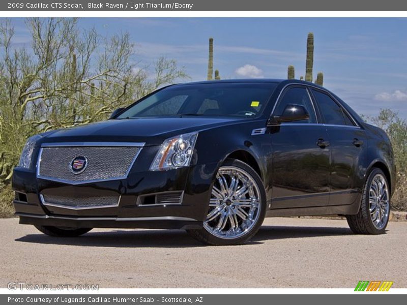 Black Raven / Light Titanium/Ebony 2009 Cadillac CTS Sedan