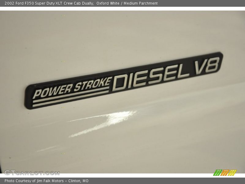 Oxford White / Medium Parchment 2002 Ford F350 Super Duty XLT Crew Cab Dually