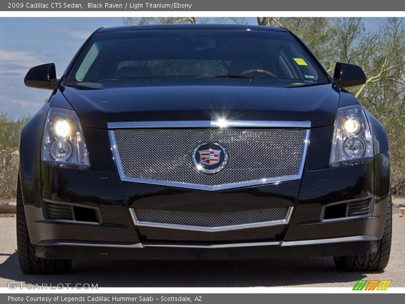 Black Raven / Light Titanium/Ebony 2009 Cadillac CTS Sedan