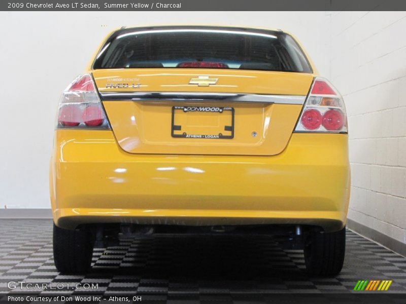 Summer Yellow / Charcoal 2009 Chevrolet Aveo LT Sedan