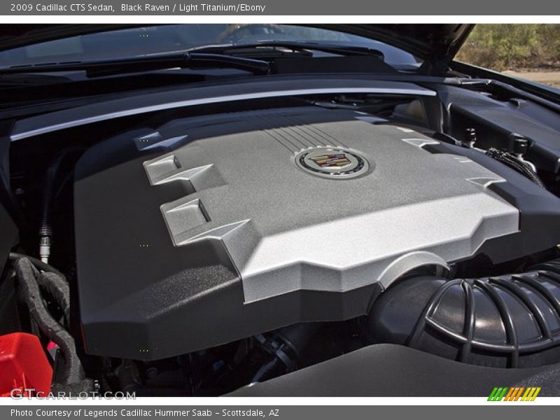 Black Raven / Light Titanium/Ebony 2009 Cadillac CTS Sedan