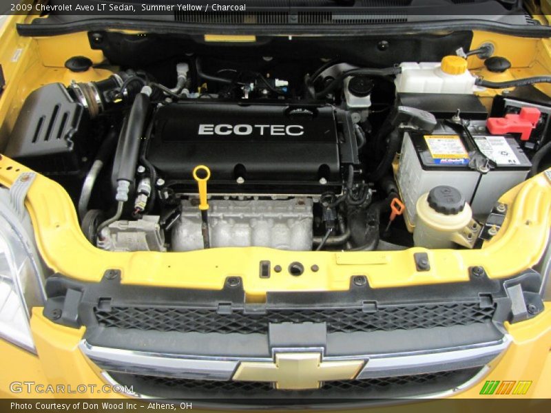 Summer Yellow / Charcoal 2009 Chevrolet Aveo LT Sedan