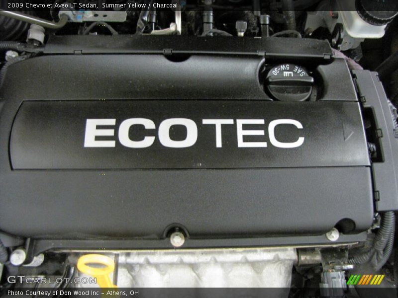 Summer Yellow / Charcoal 2009 Chevrolet Aveo LT Sedan