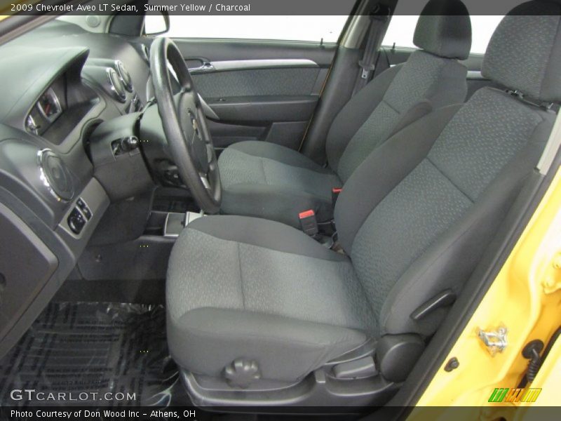 Summer Yellow / Charcoal 2009 Chevrolet Aveo LT Sedan
