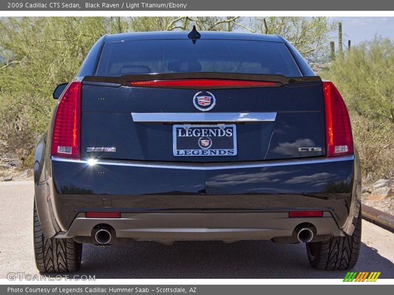 Black Raven / Light Titanium/Ebony 2009 Cadillac CTS Sedan