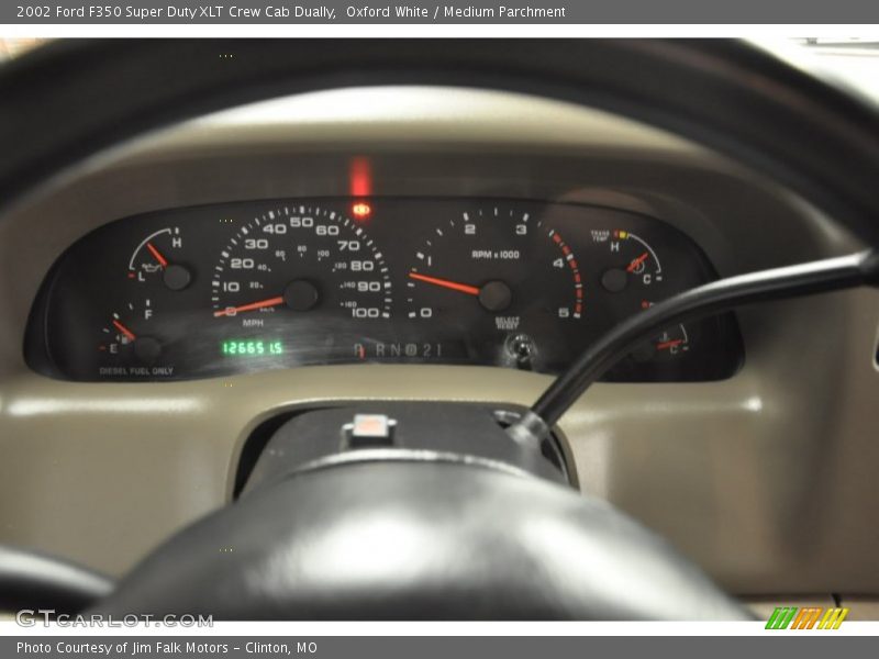 Oxford White / Medium Parchment 2002 Ford F350 Super Duty XLT Crew Cab Dually