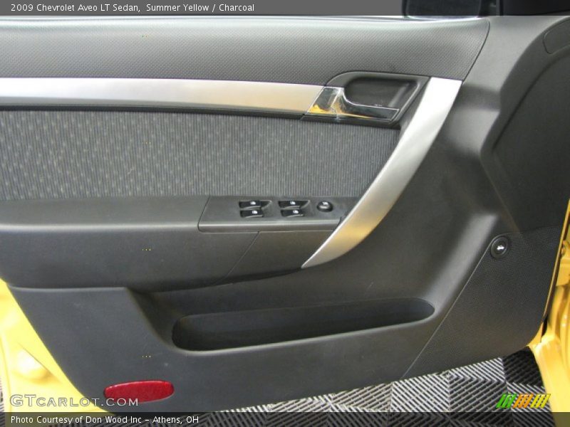 Summer Yellow / Charcoal 2009 Chevrolet Aveo LT Sedan