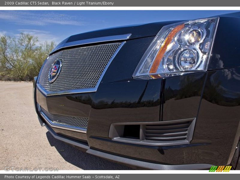 Black Raven / Light Titanium/Ebony 2009 Cadillac CTS Sedan