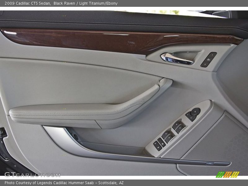 Black Raven / Light Titanium/Ebony 2009 Cadillac CTS Sedan