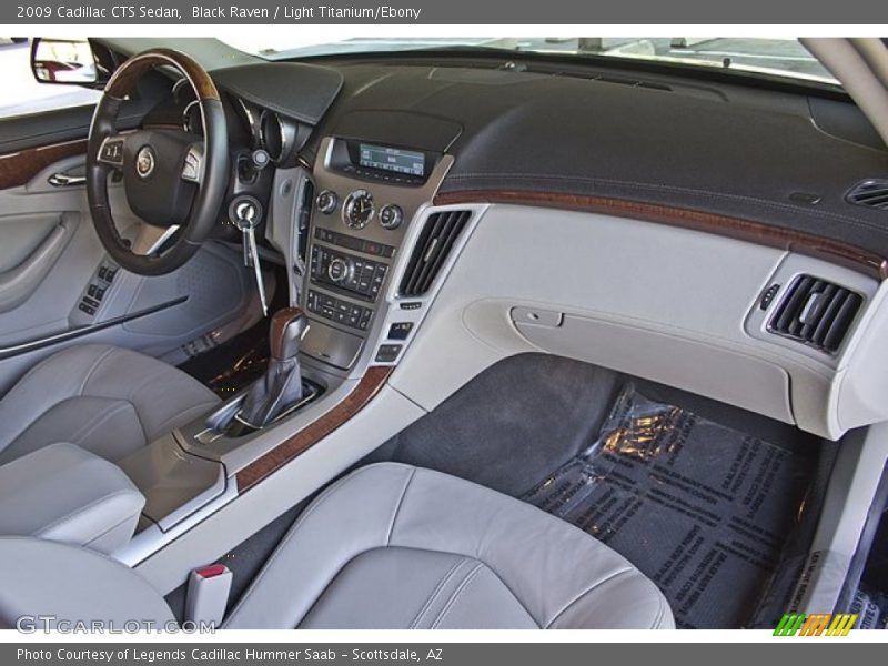Black Raven / Light Titanium/Ebony 2009 Cadillac CTS Sedan