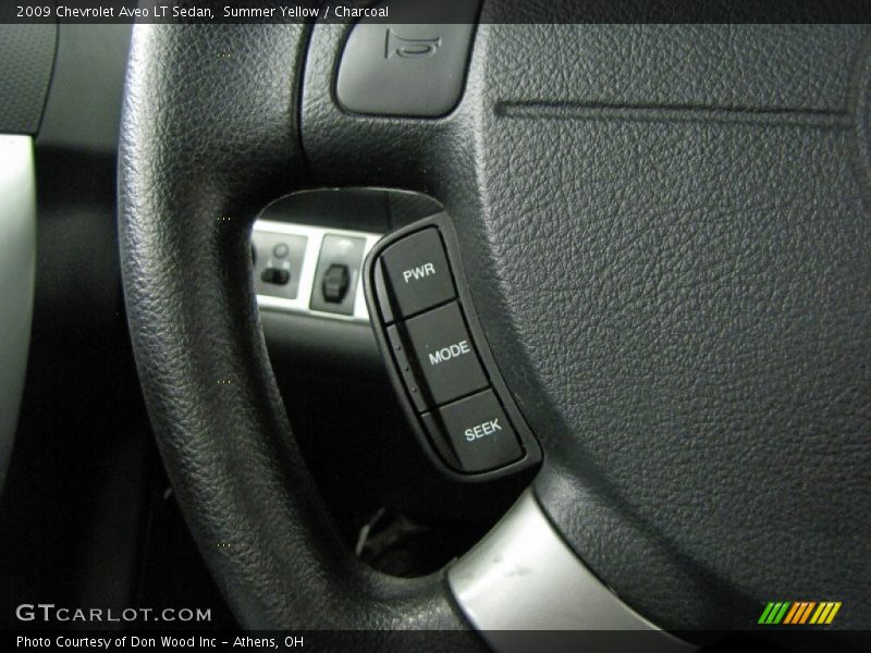 Summer Yellow / Charcoal 2009 Chevrolet Aveo LT Sedan
