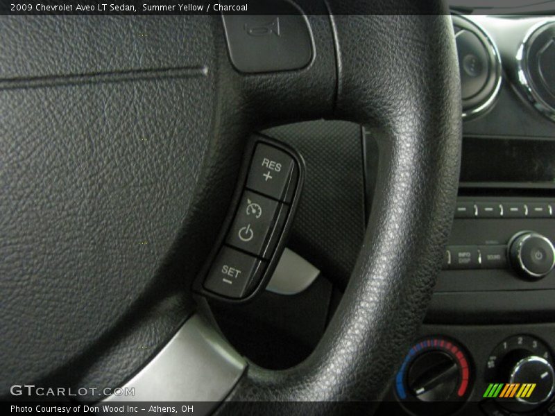 Summer Yellow / Charcoal 2009 Chevrolet Aveo LT Sedan