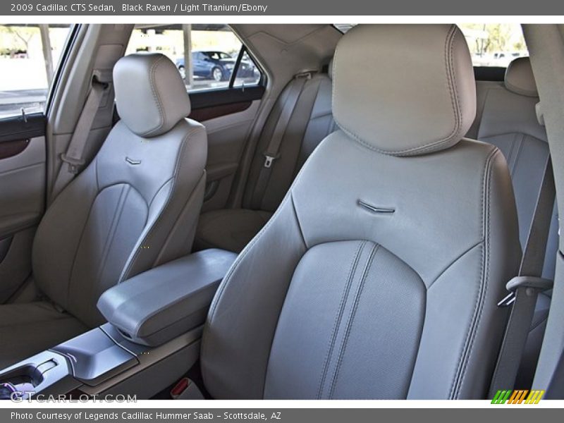 Black Raven / Light Titanium/Ebony 2009 Cadillac CTS Sedan