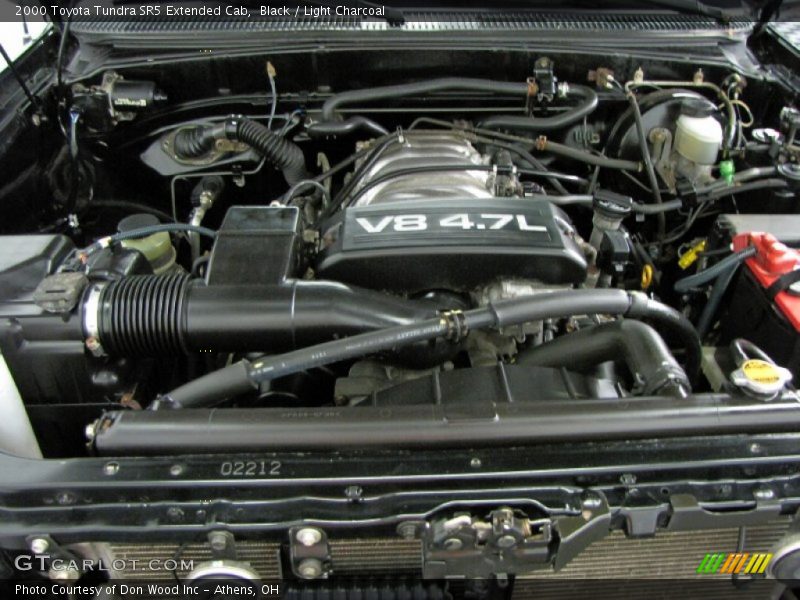 Black / Light Charcoal 2000 Toyota Tundra SR5 Extended Cab