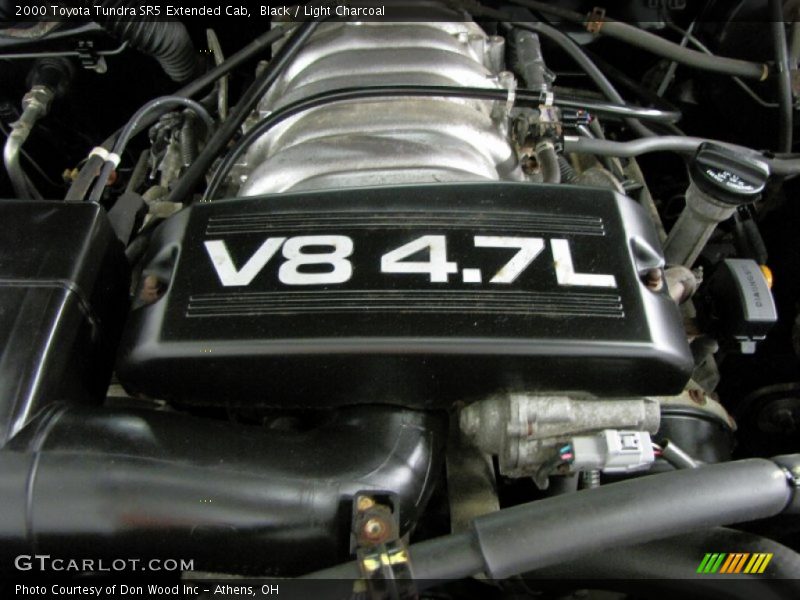 Black / Light Charcoal 2000 Toyota Tundra SR5 Extended Cab