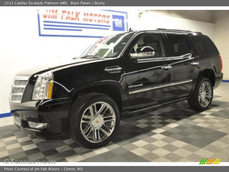 Black Raven / Ebony 2013 Cadillac Escalade Platinum AWD