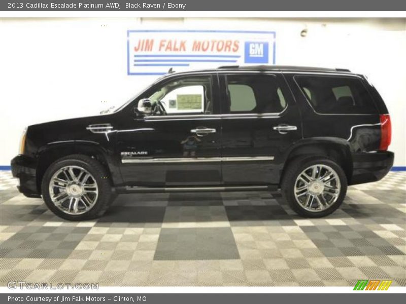 Black Raven / Ebony 2013 Cadillac Escalade Platinum AWD