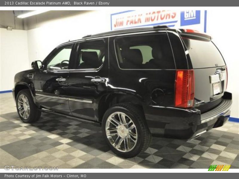 Black Raven / Ebony 2013 Cadillac Escalade Platinum AWD