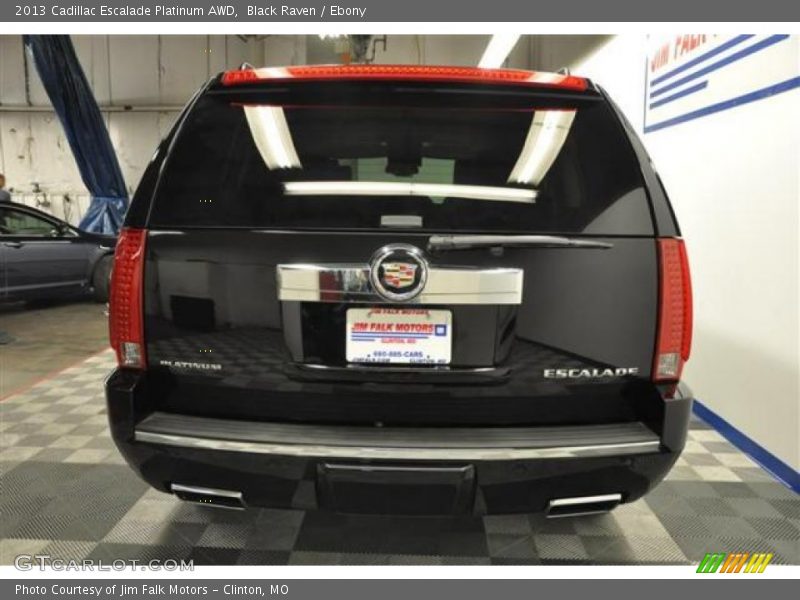 Black Raven / Ebony 2013 Cadillac Escalade Platinum AWD