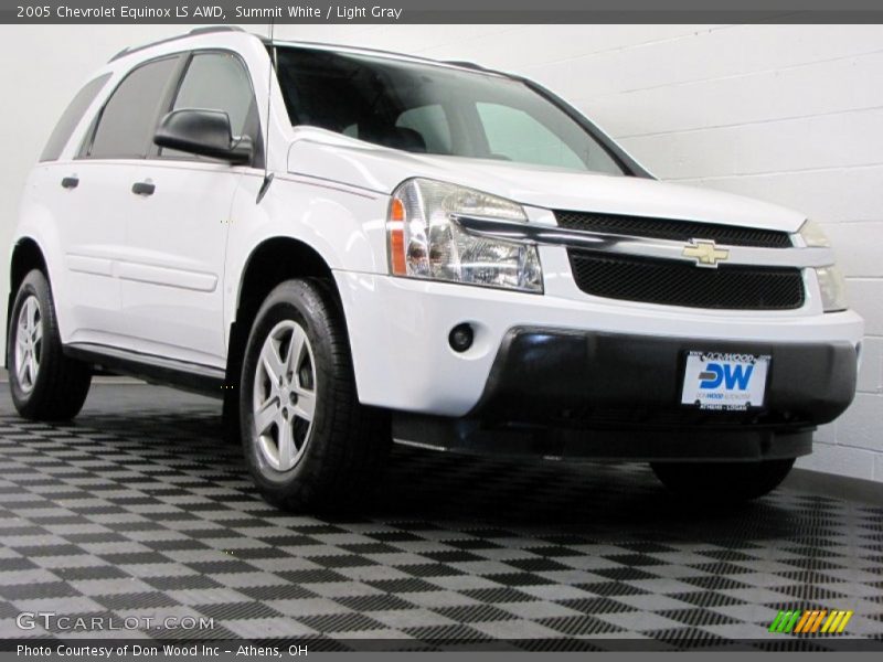 Summit White / Light Gray 2005 Chevrolet Equinox LS AWD