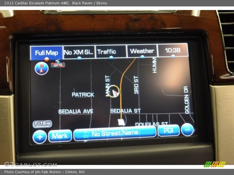 Navigation of 2013 Escalade Platinum AWD