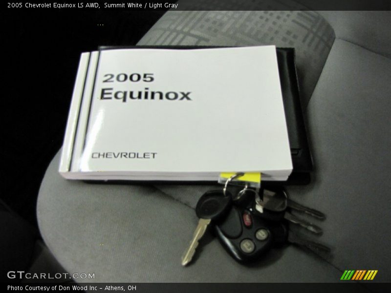 Summit White / Light Gray 2005 Chevrolet Equinox LS AWD