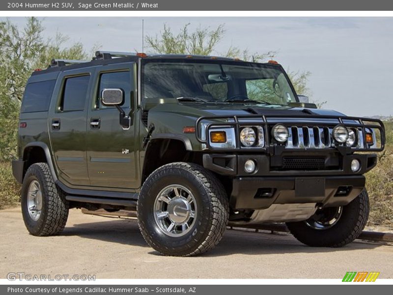 Front 3/4 View of 2004 H2 SUV
