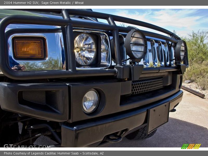Sage Green Metallic / Wheat 2004 Hummer H2 SUV