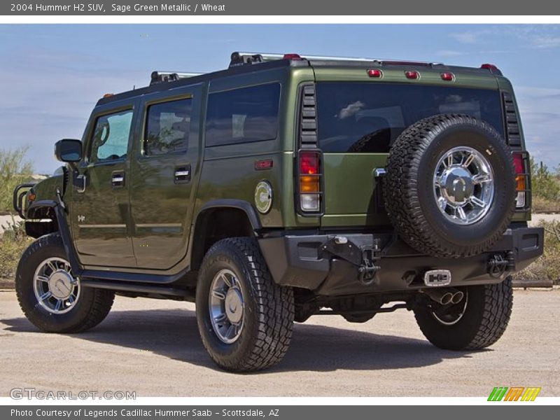 Sage Green Metallic / Wheat 2004 Hummer H2 SUV