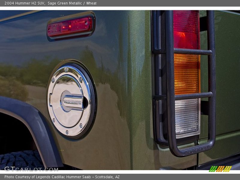 Sage Green Metallic / Wheat 2004 Hummer H2 SUV