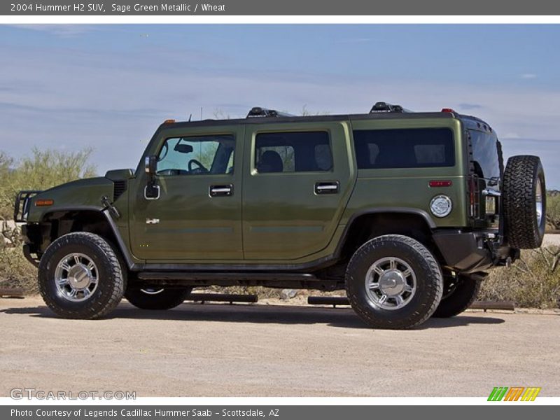 2004 H2 SUV Sage Green Metallic
